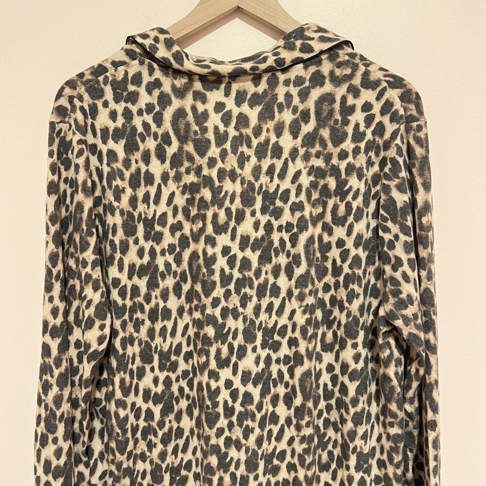NWT Victoria's Secret Leopard Button Down Nightgown Dress Women's Size XL - Picture 8 of 8